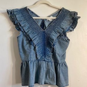 *Sold*Women’s Calligraphie Chambroy Top Size Large